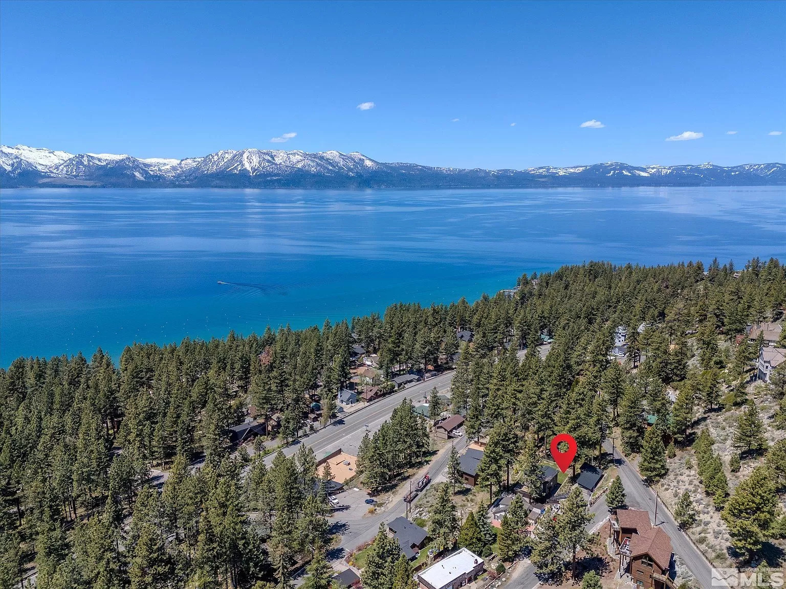 Aerial View with Lake