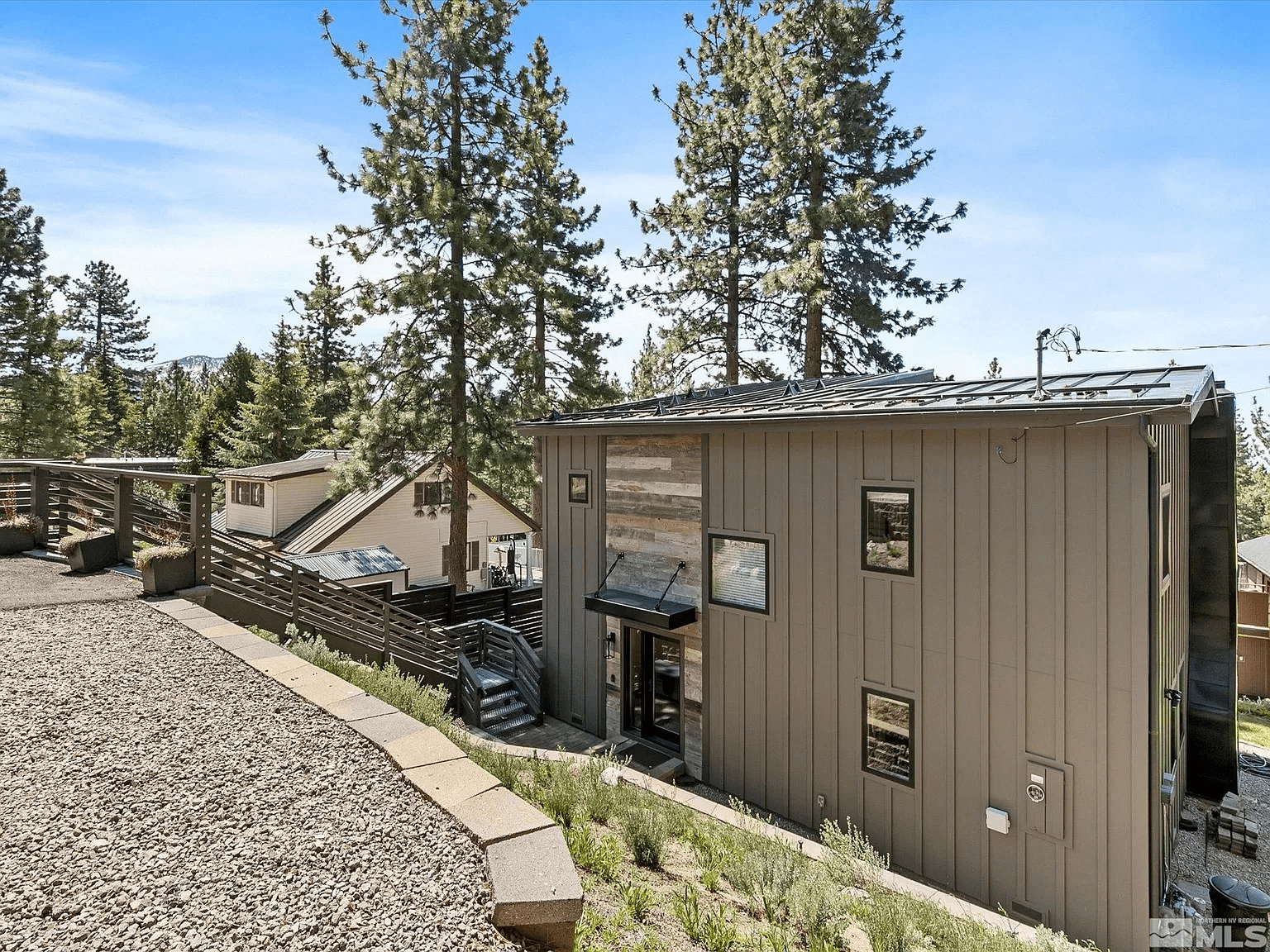 Exterior View from Garage