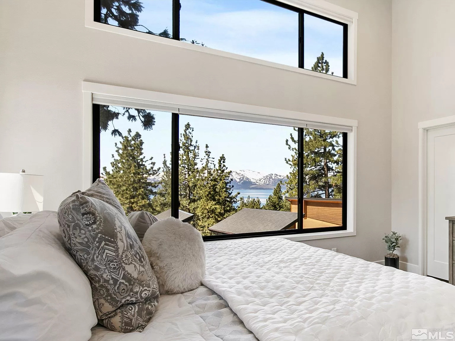 Master Bedroom with Window Views